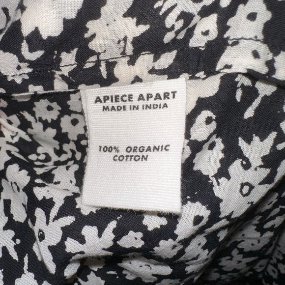 APIECE APART Yerba Pintucked Floral-print Organic Cotton-voile Blouse - Picture 5 of 7